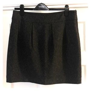 Pleated mini skirt